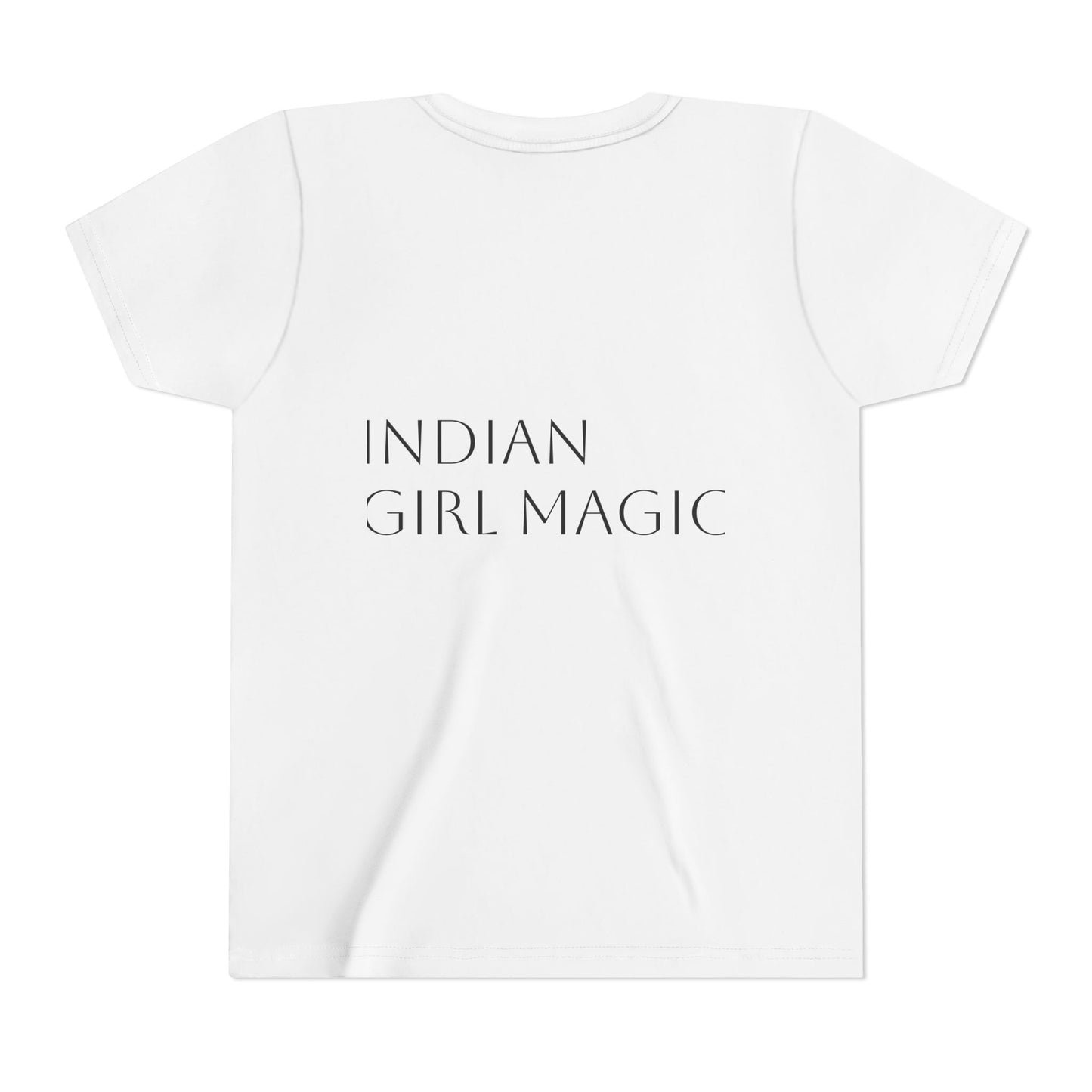 Youth Tee - Celebrate Indian Girl Magic, Perfect for Cultural Events, Gifts, Kids' Parties, Festivals, Everyday Wear