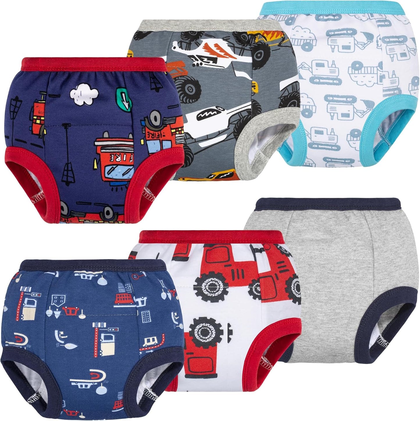Toddler Training Pants - Soft Cotton Absorbent Underwear for Boys and Girls