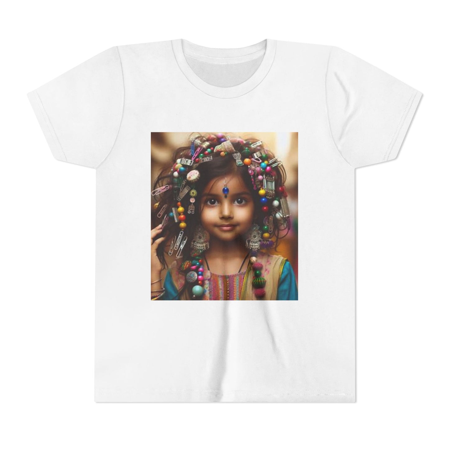 Youth Tee - Celebrate Indian Girl Magic, Perfect for Cultural Events, Gifts, Kids' Parties, Festivals, Everyday Wear