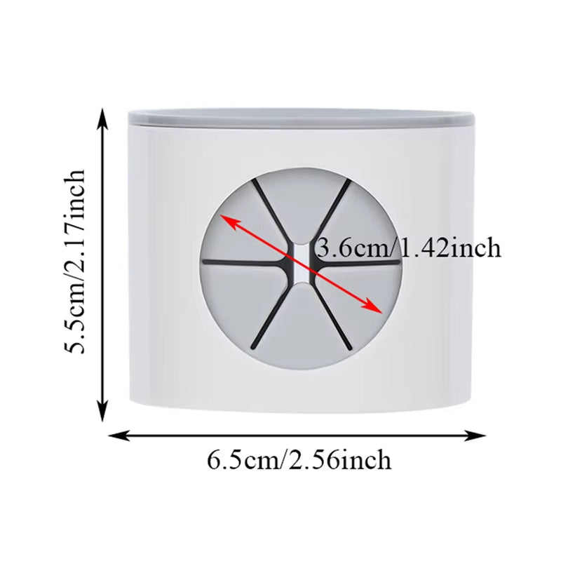 Toothbrush Holder Bathroom Electric Toothbrush Holder Wall Mounted Non-Punching Durable Simple Storage Organizer Holder