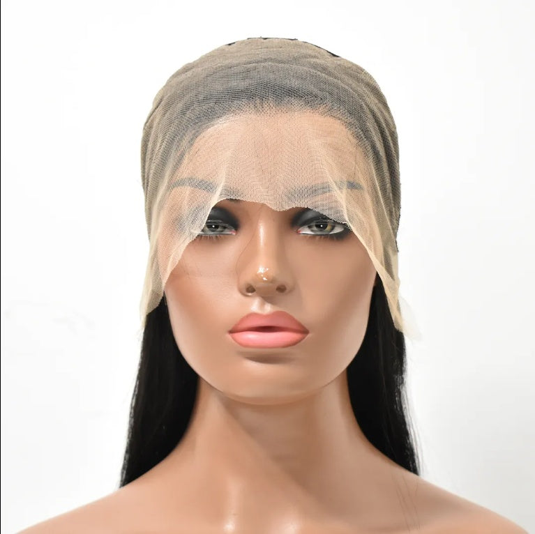 High Quality Wholesale Factor Price  Lace Wigs Smooth Natural Human Hair Straight Clear Lace Front Wigs