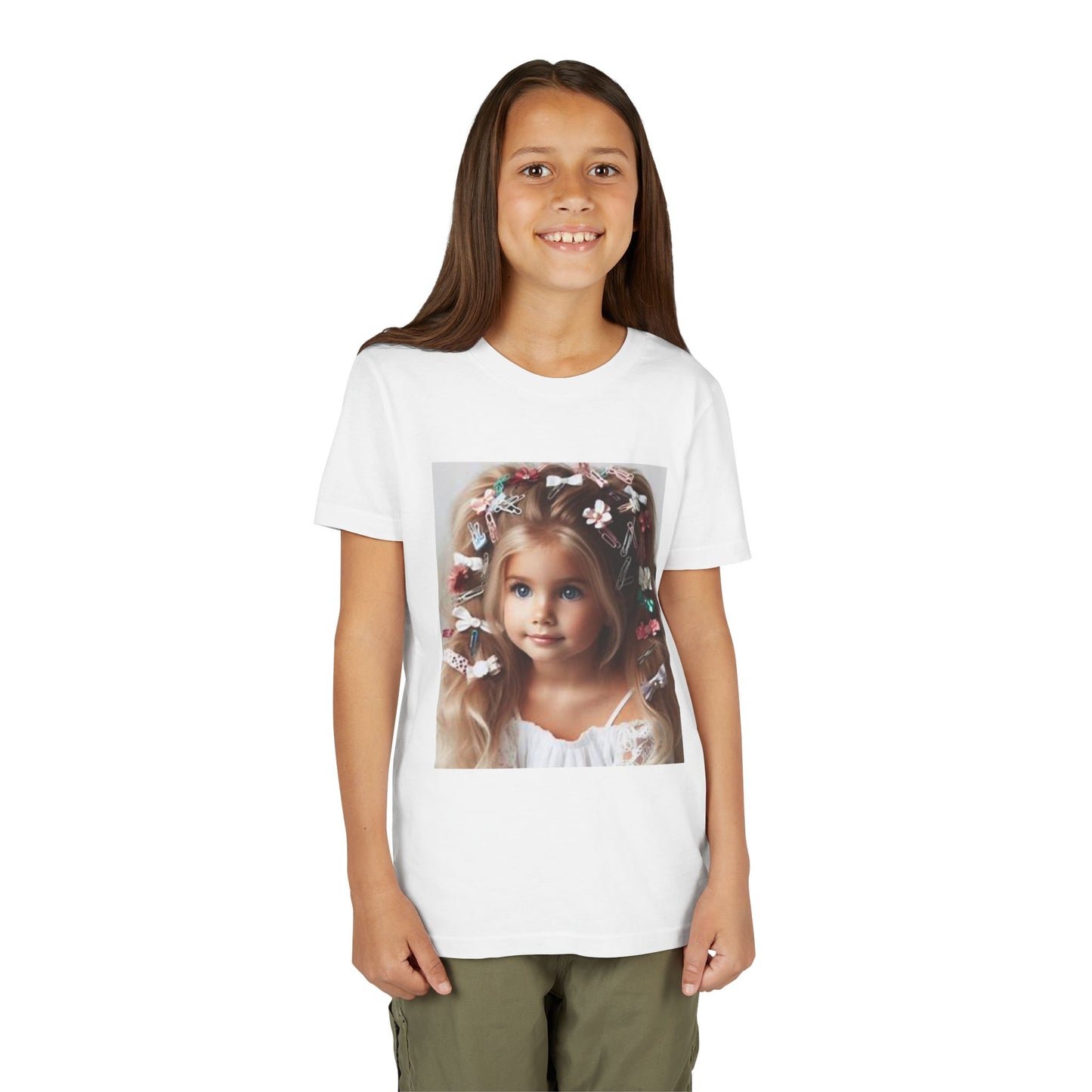 Youth Short Sleeve Tee with Vintage Portrait & Magic