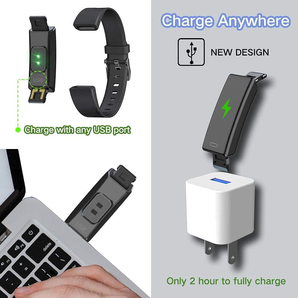 Children's Fitness Tracker Watch with Pedometer, Stopwatch, IP68 Waterproof Rating, and 11 Sport Modes for Ages 6-16