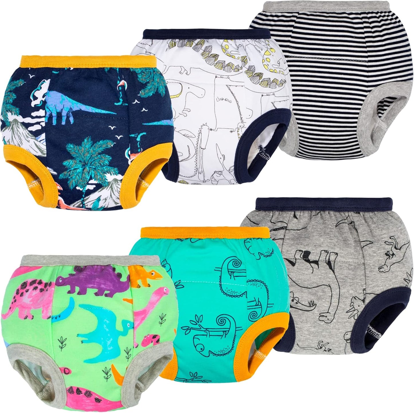 Toddler Training Pants - Soft Cotton Absorbent Underwear for Boys and Girls