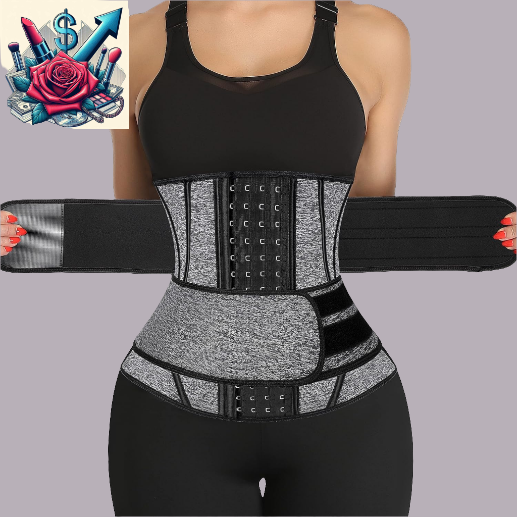 Neoprene Sauna Waist Trainer Corset Sweat Belt for Women Compression Cincher Band Workout Fitness Back Support
