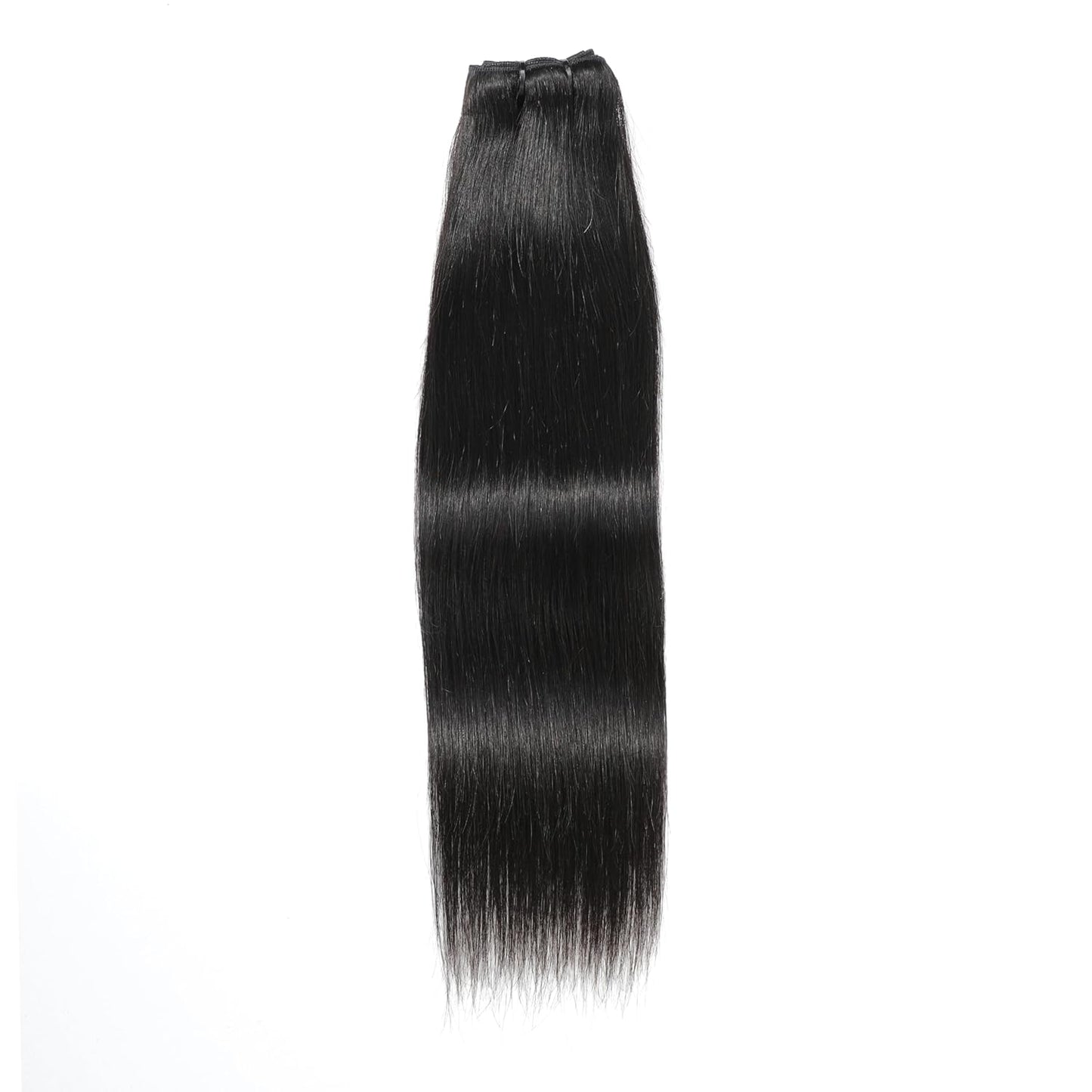 Premium 28-Inch Straight Human Hair Bundles - 100% Unprocessed Brazilian Hair Extensions, Silky Straight, 12A Quality