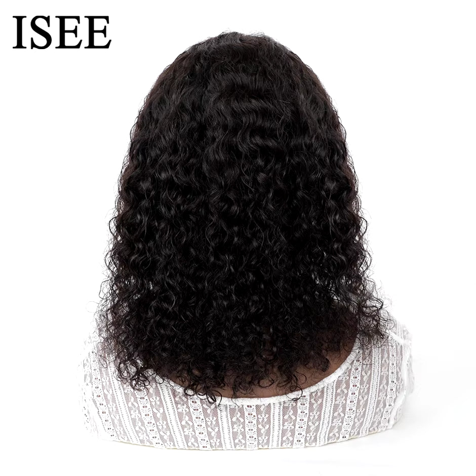 Water Wave Bob Human Hair Wigs Brazilian Water Wave Bob Wigs  HAIR 4X4 Lace Closure Wigs Short Bob Lace Front Wigs for Women